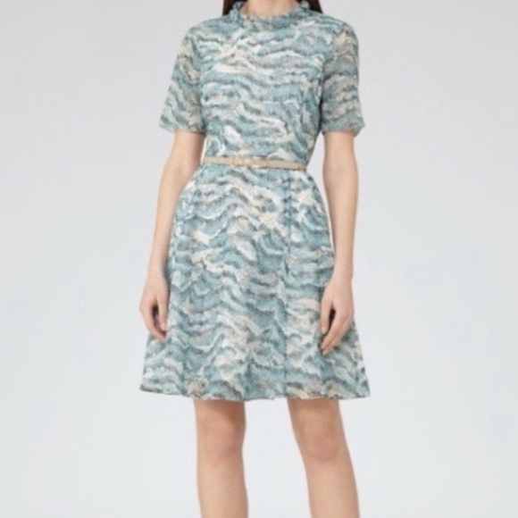 Reiss Dresses & Skirts - REISS Somerset Printed Dress Soft Green 8